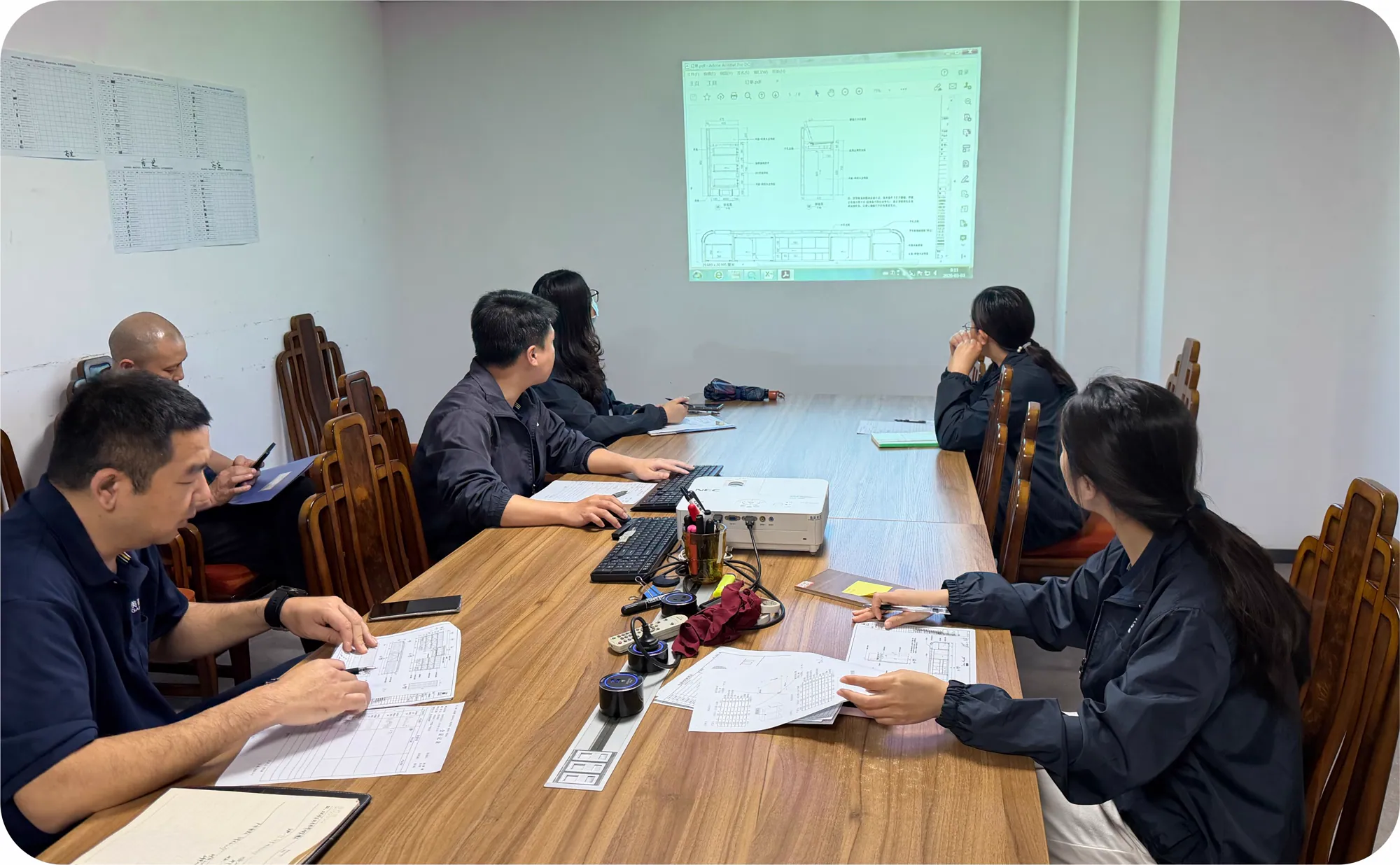 Project drawings reviewed for a residential development