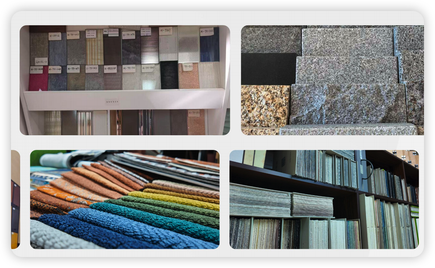 Material library for custom development programmes