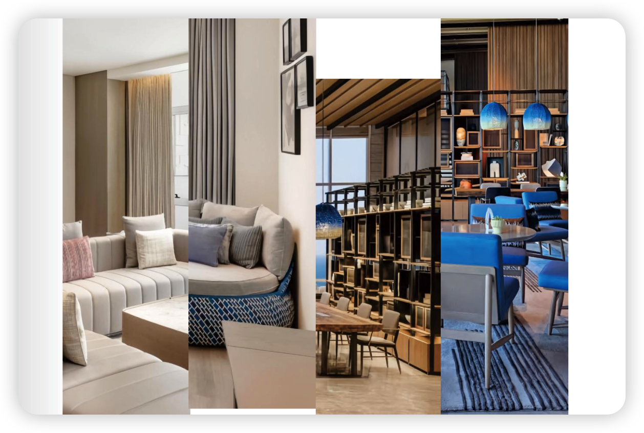 Coordinated multi-unit commercial furnishing programme