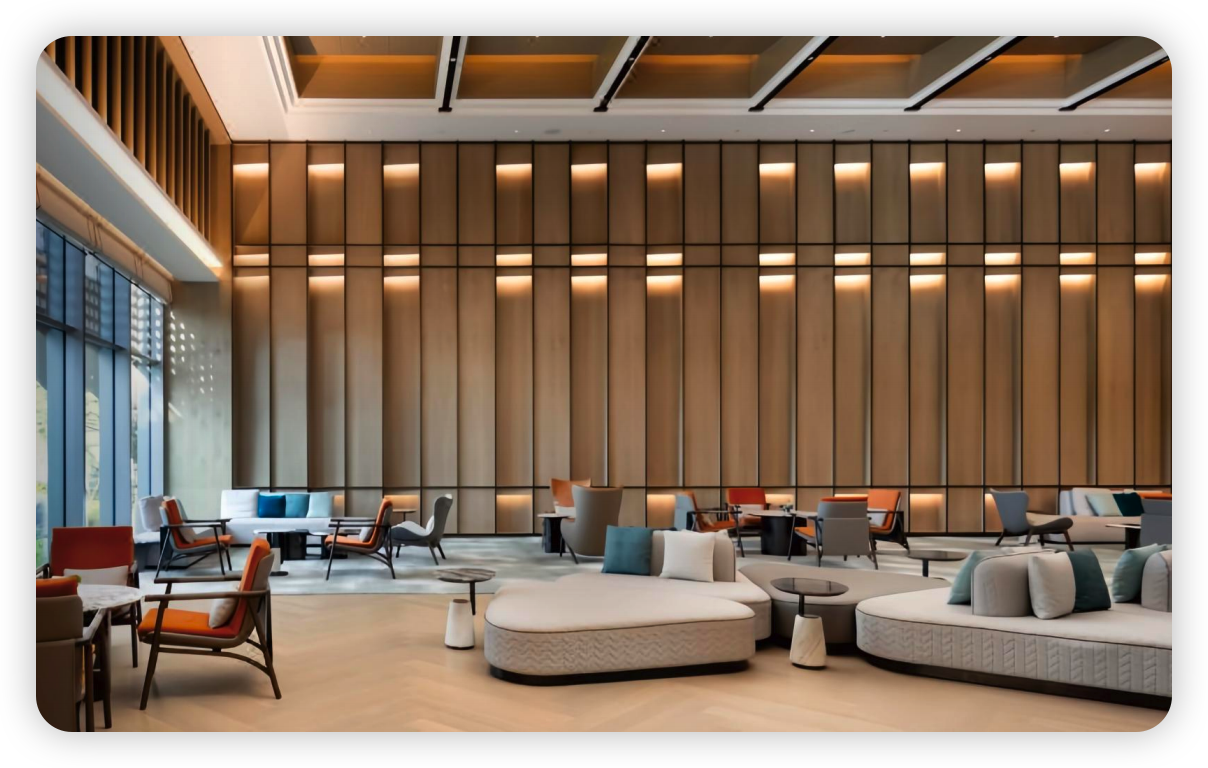 Hospitality lobby and public lounge furnishing