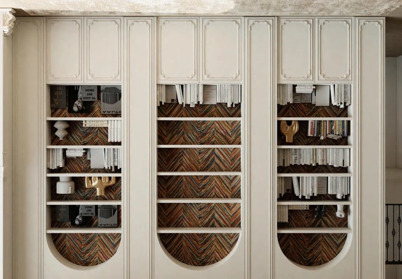 Aluminium framed glass display cabinet