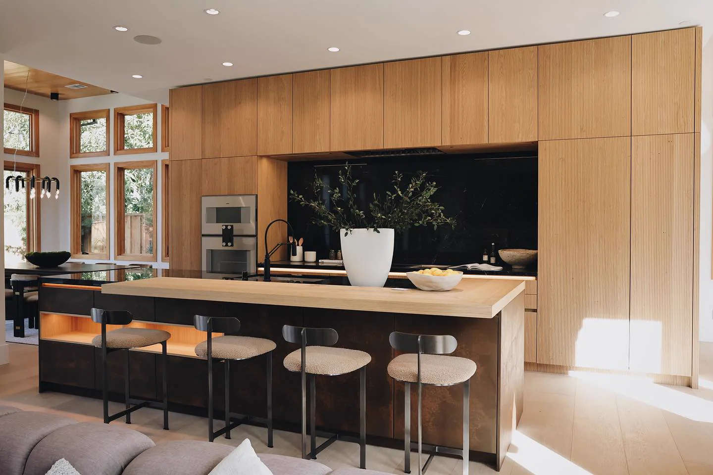 Finished custom kitchen