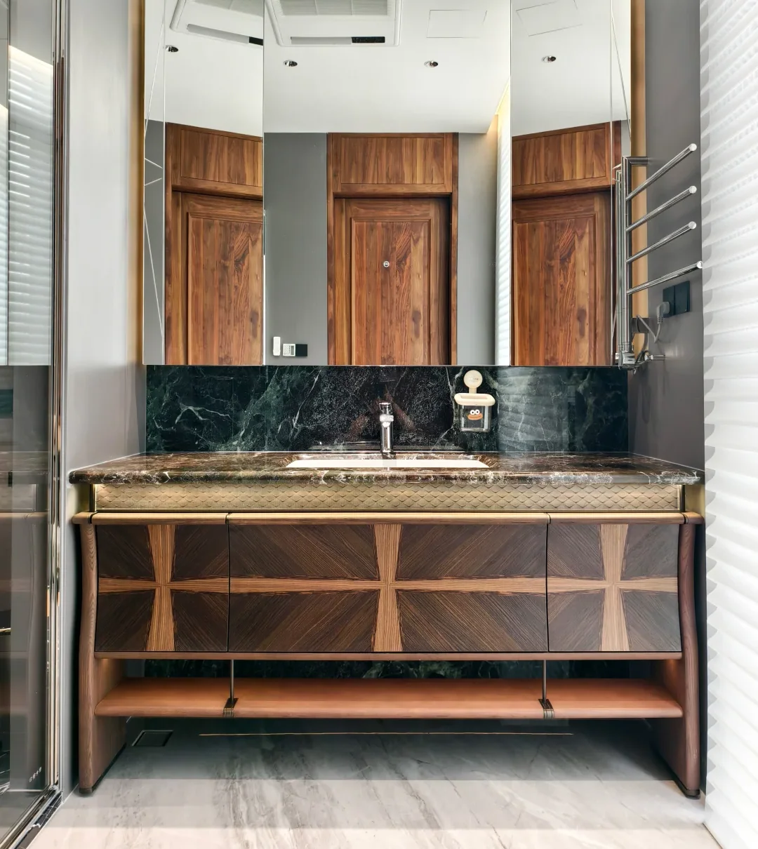 Vanity + Tall Storage