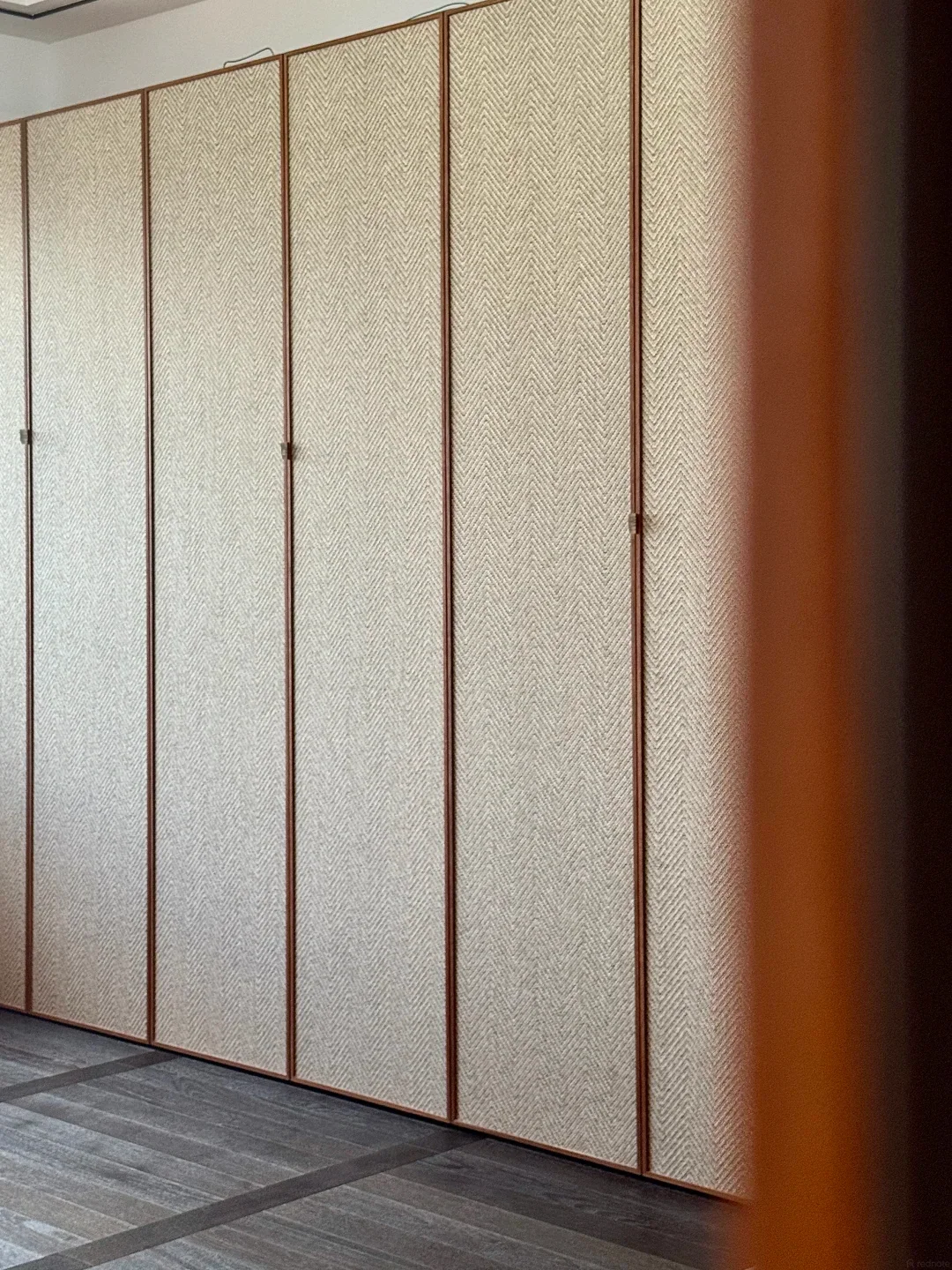 Upholstered Herringbone