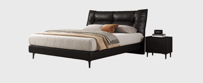 MC-909 Bed + 2 Nightstands