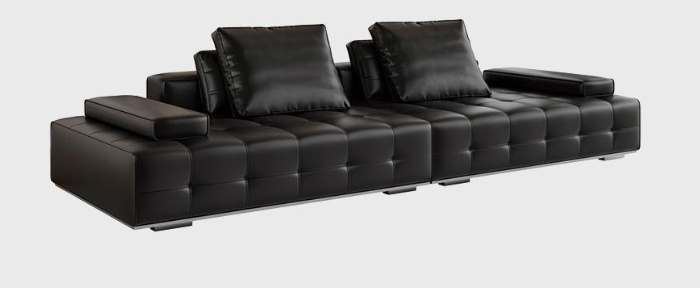 Lawrence Full Eco-Leather Modular Sofa
