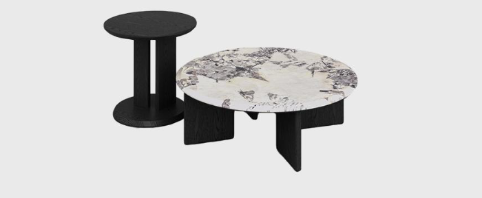 Pandora Marble Coffee & Side Table