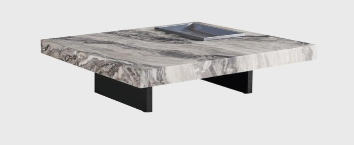 Venice Brown Marble Coffee Table