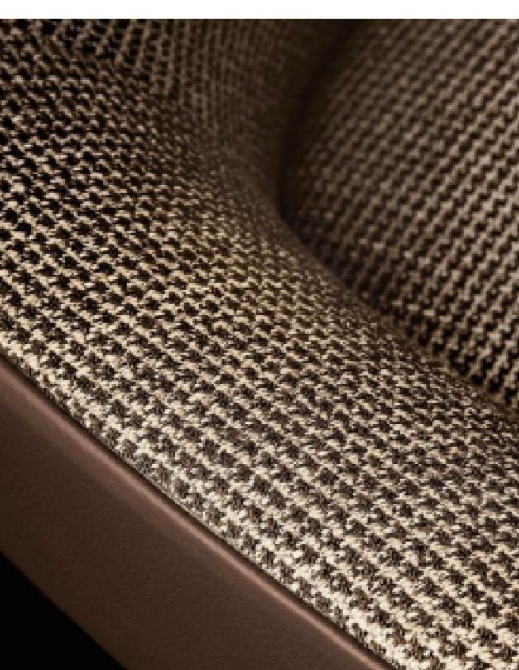 Textured upholstery fabric close-up