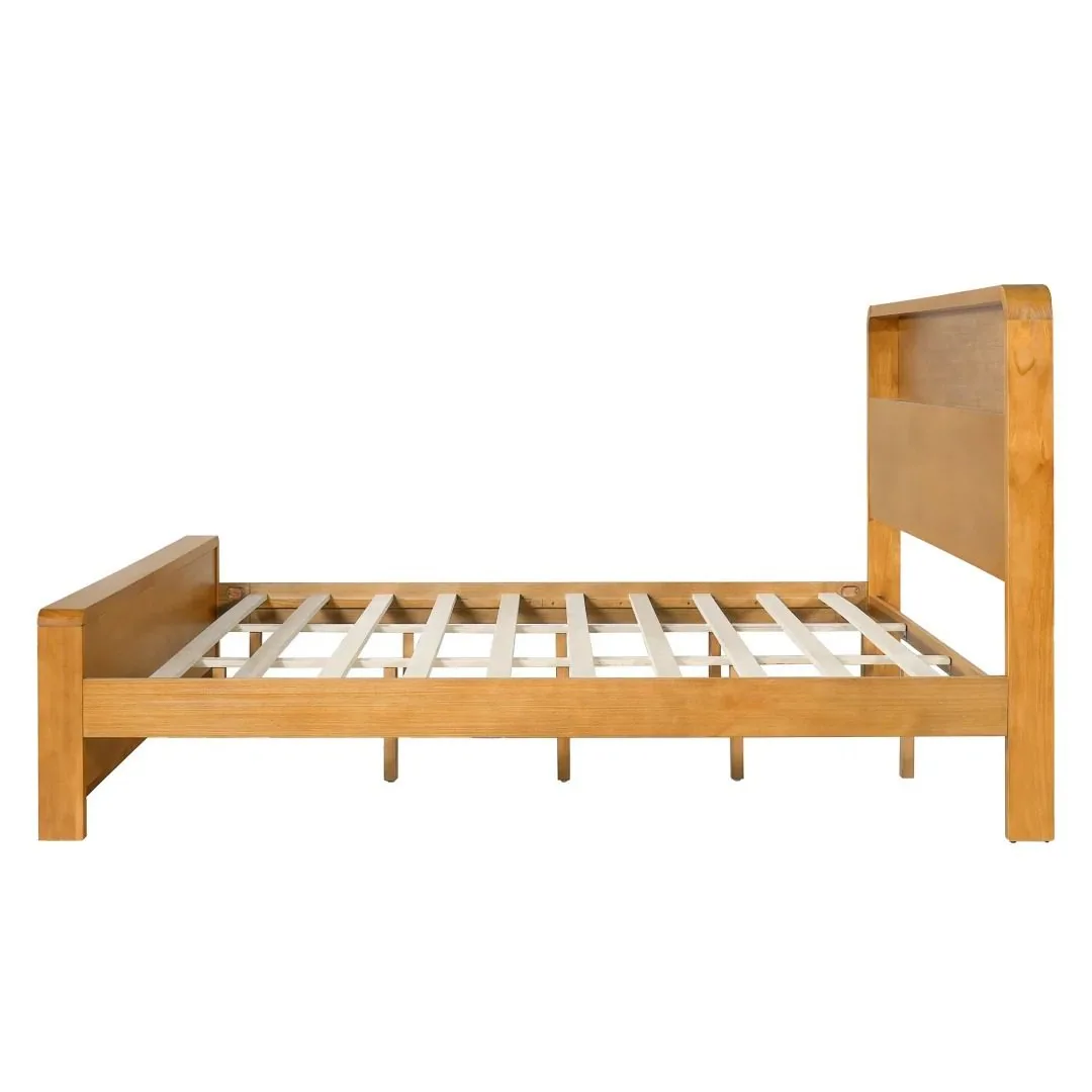 Bed slat support side view