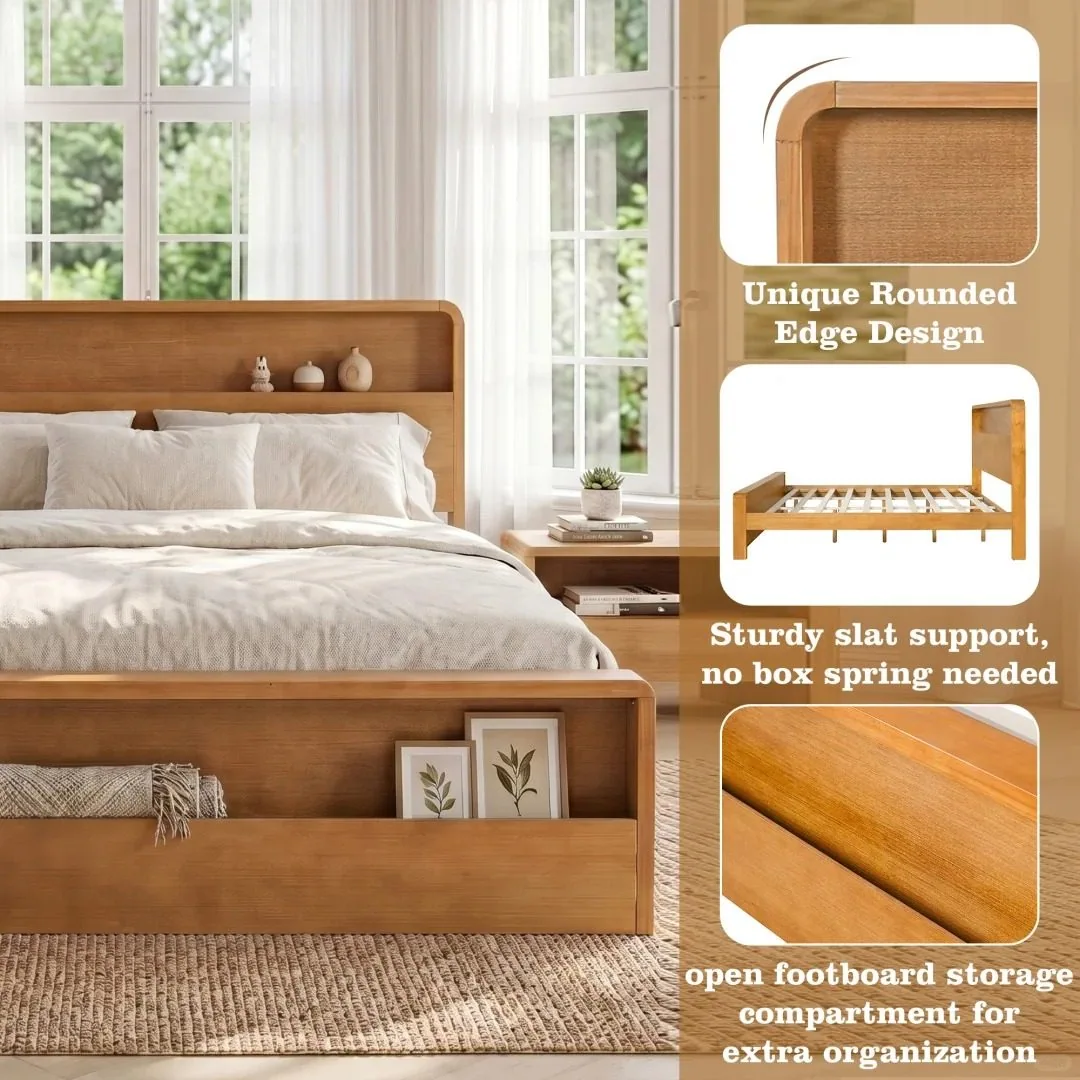 Bed design and slat support features