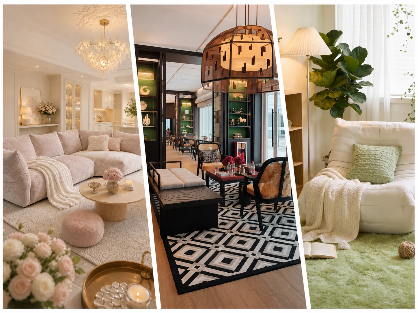 Different furniture styles available in Foshan showrooms