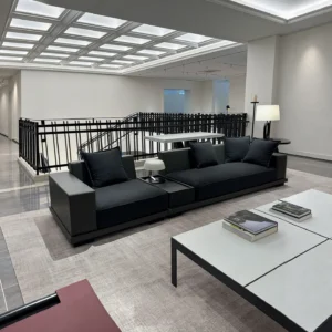Alpeggio Sofa in solid wood — front view