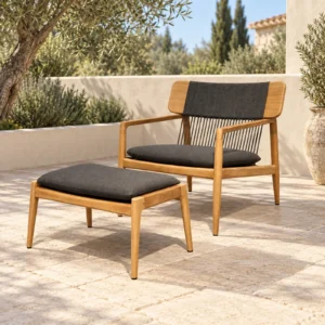 Archi Outdoor Lounge Chair — front view