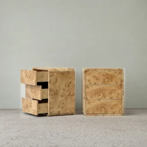 Art Burl Veneer in wood veneer — front view