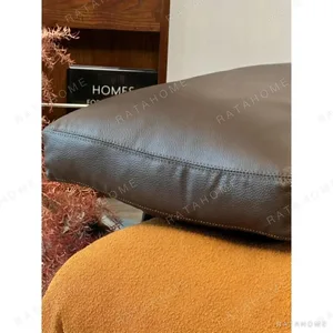 Buer Island Double-Sided Sofa in Mustard Fabric, 300 cm — in a room setting