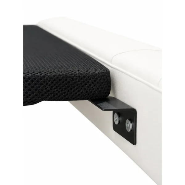 Bubble Headboard Bed in Scratch-Resistant Leather — in a room setting