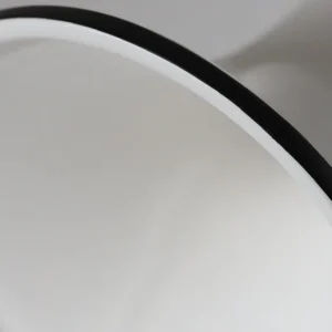 Dancing Form White Ceramic Bud Vases, Three Sizes in ivory — in a room setting