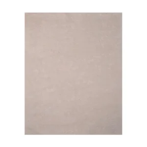 Custom Plain Textured Rug in Pale Taupe — front view