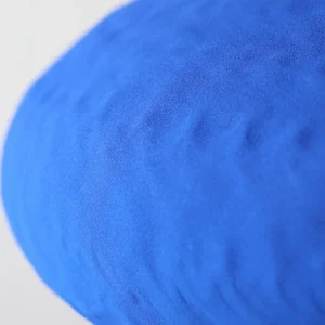 Designer Jingdezhen Klein Blue Mushroom Vase, Large in blue — in a room setting