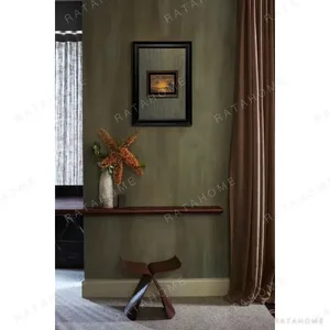 Small Sunset Landscape Wall Art in Dark Frame — in a room setting