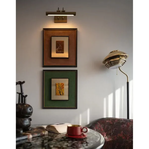 Botanical Wall Art Set of 2 in clay — in a room setting