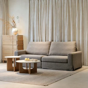 Floating Island Sofa in slate — front view
