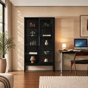 Display Cabinet Collectibles — front view