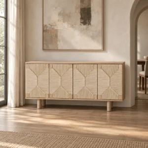 Duoxi Cabinet in solid wood — front view