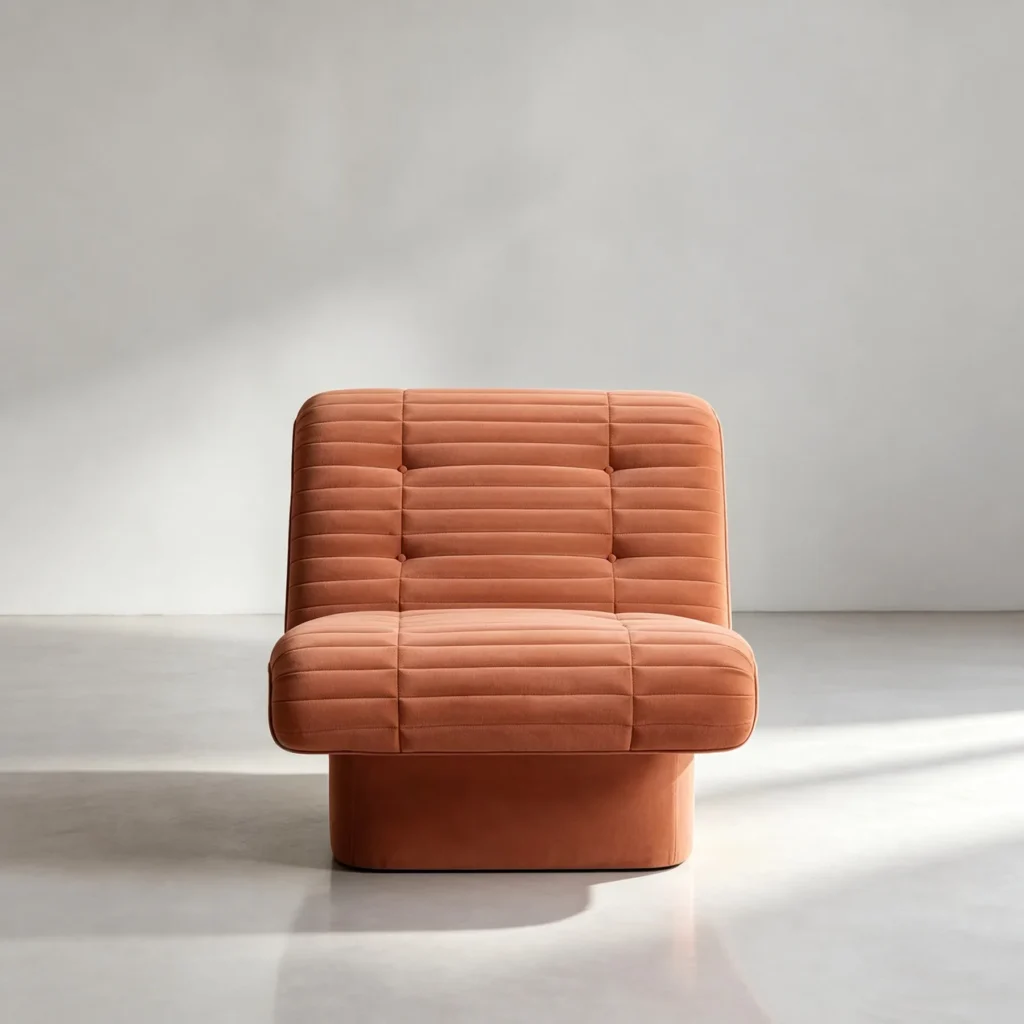 Ewan Mid Century Armchair — front view