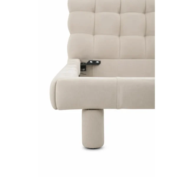 Bubble Bed in Brushed Fabric — in a room setting