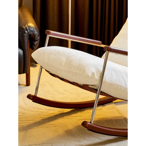 Original Design Rocking Chair in walnut — in a room setting