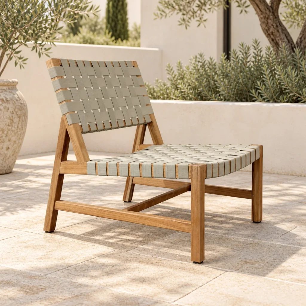 Granada Wabi Outdoor Lounge Chair — front view