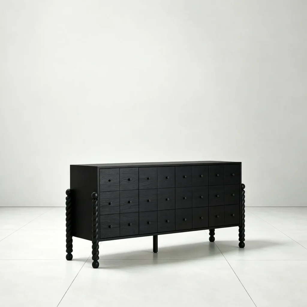 Hawser Oak Sideboard in solid oak — front view