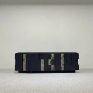Veneer Entryway Cabinet in wood veneer — front view