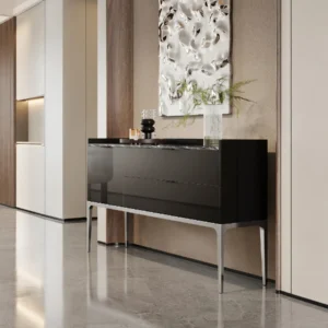 Italian Minimalist Entryway Cabinet — front view