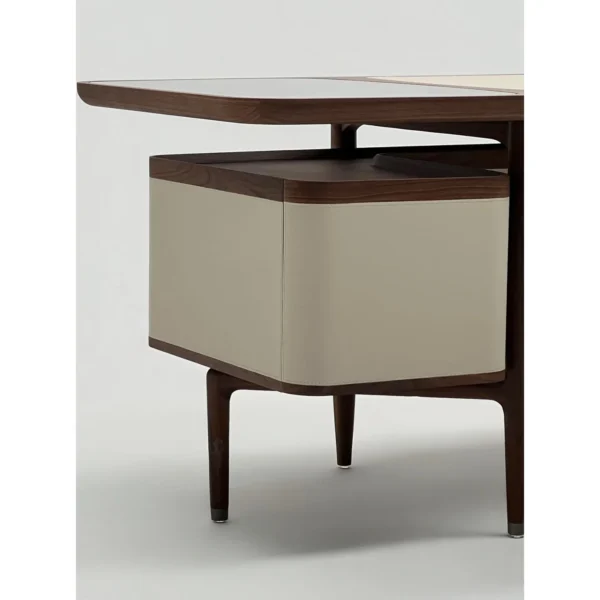 Walnut Executive Desk in walnut — in a room setting