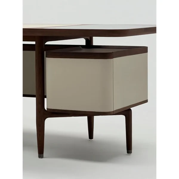 Walnut Executive Desk in walnut — in a room setting