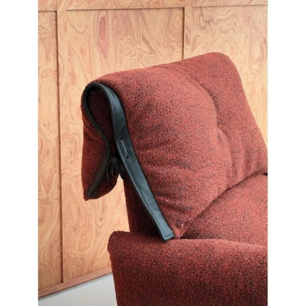 Sorrento Electric Rocking Swivel Recliner in Linen, 96 cm — in a room setting