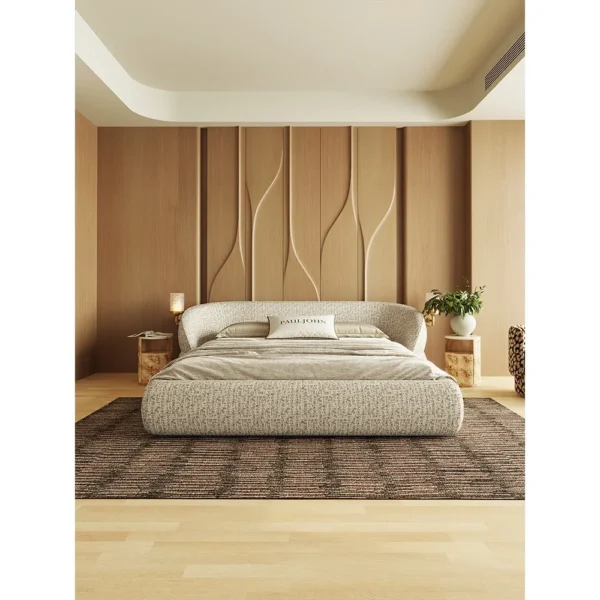 Large Embrace Bed in Cotton-Linen — in a room setting