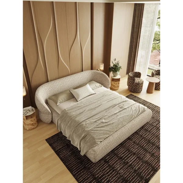 Large Embrace Bed in Cotton-Linen — in a room setting
