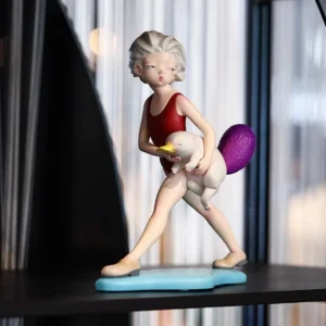 Leisure Time Artist Figurine, Gift Boxed in red — front view