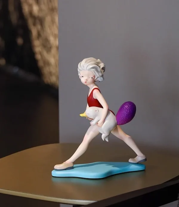 Leisure Time Artist Figurine, Gift Boxed in red — in a room setting