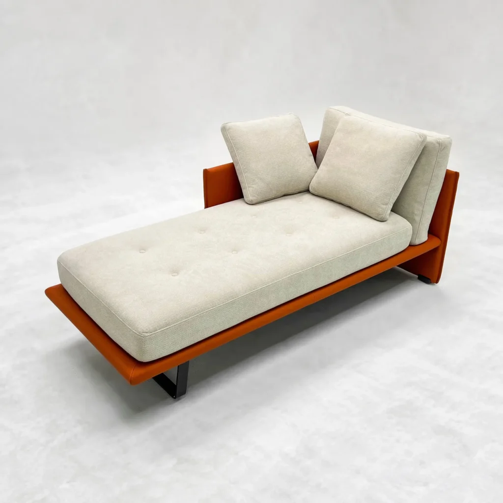 Luggage Sofa Chaise — front view