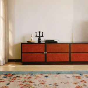 Maillard Tone Stand in wood veneer — front view