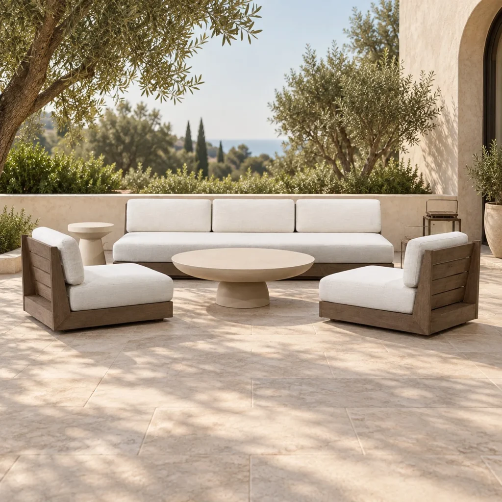 Maya Outdoor Modular Sofa — front view