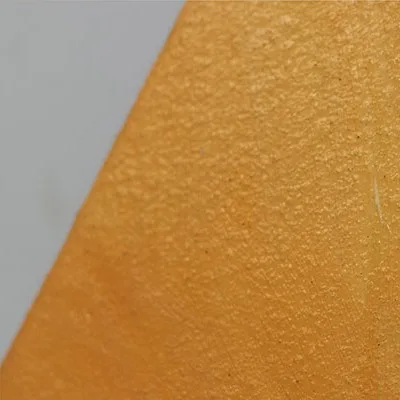 Orange and Cream Diagonal Ridged Wall Art, 50 x 50 cm in rust — detail