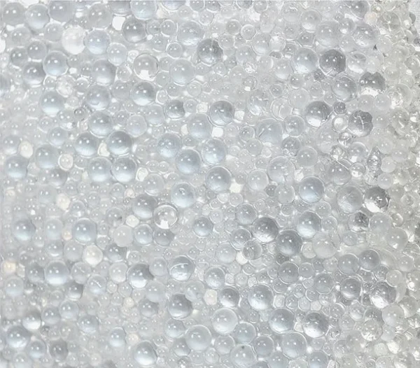 Speckled Grey Moon Relief in White Frame, 100 x 100 cm — detail