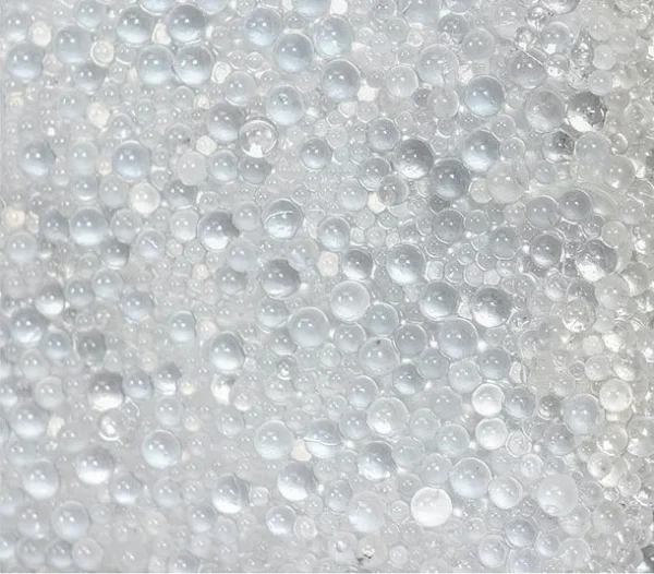 Speckled Grey Moon Relief in White Frame, 100 x 100 cm — detail