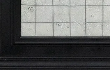 Grey Grid Textured Wall Art in Black Frame, 70 x 70 cm — detail
